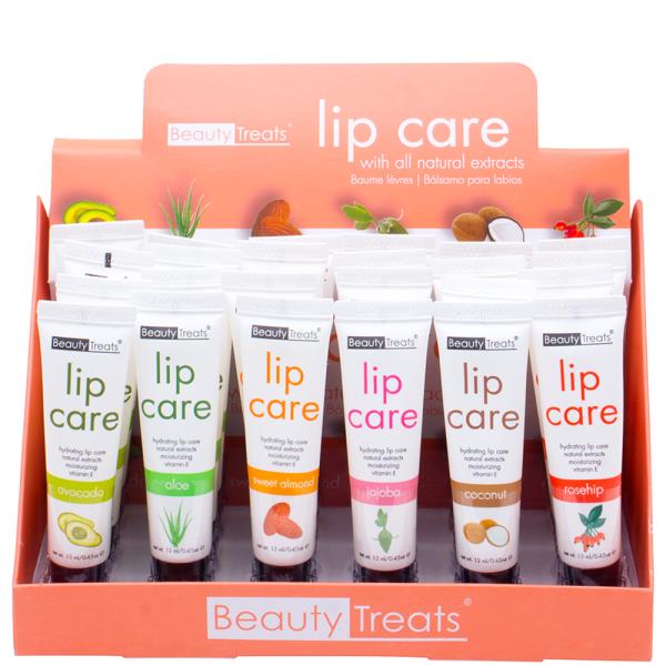 BEAUTY TREATS LIP CARE WITH ALL NATURAL EXTRACTS (24 UNITS)