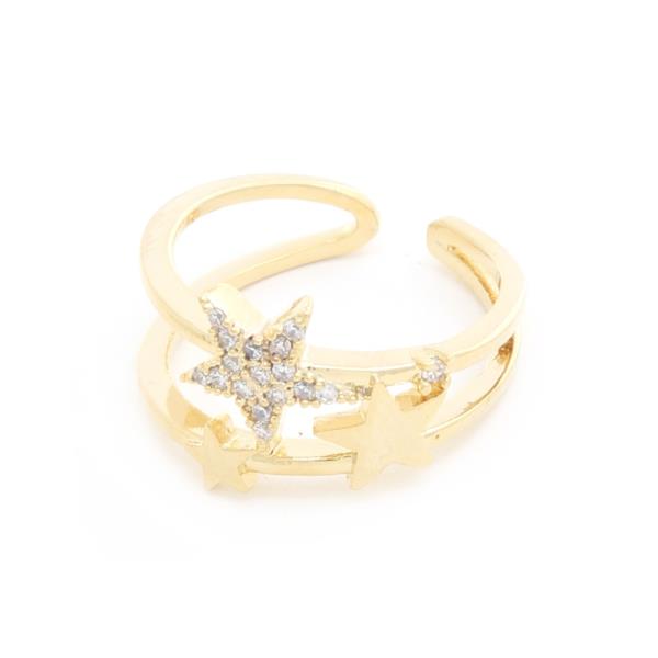 SODAJO STAR ADJUSTABLE METAL RING