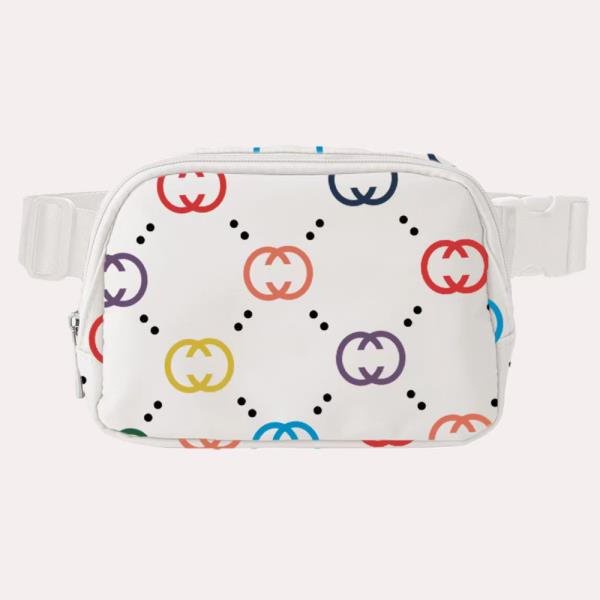 RAINBOW PRINT FANNY PACK