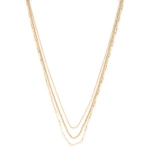 SODAJO METAL LAYERED NECKLACE