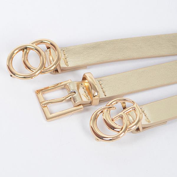 3 SET METAL BUCKLE BELT