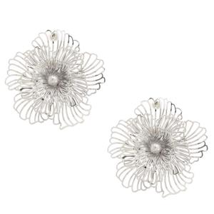 FLOWER METAL EARRING
