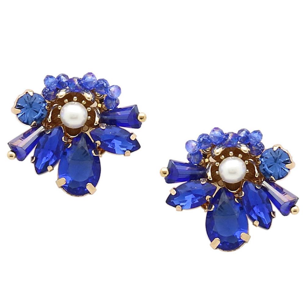 FLOWER BEADED EARRING