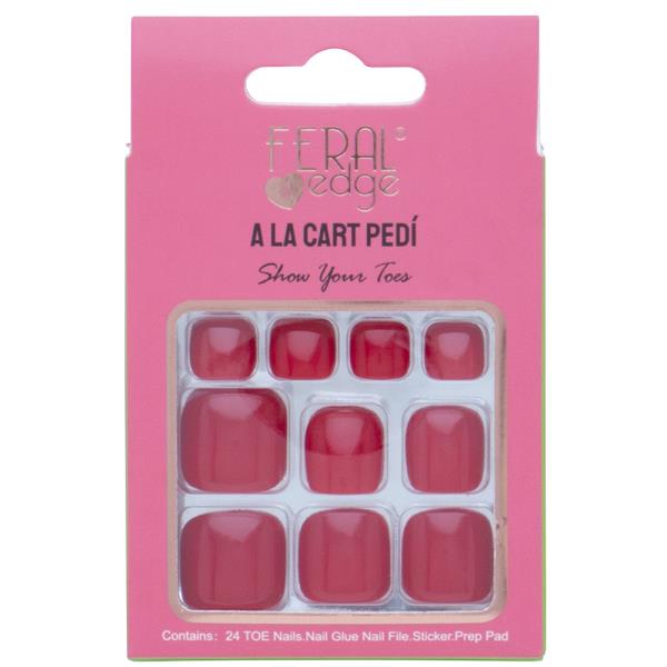 FERAL EDGE A LA CART PEDI DESIGN6 SHOW YOUR TOES NAIL DECORATION SET