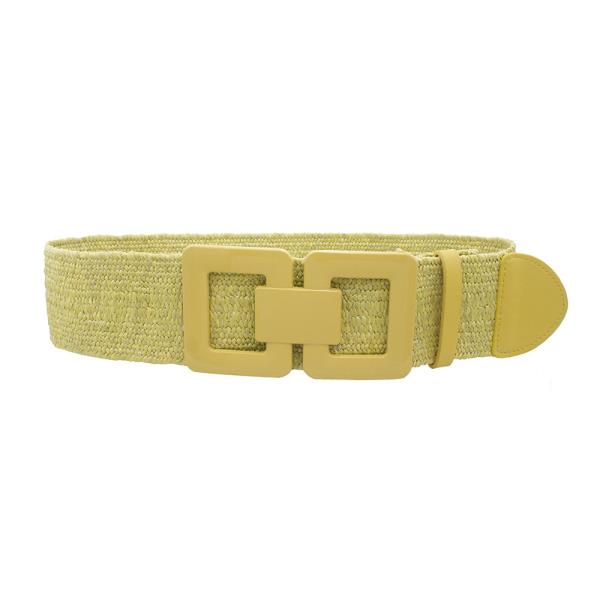 COLOR COATED CLASP BUCKLE ELASTIC BELT