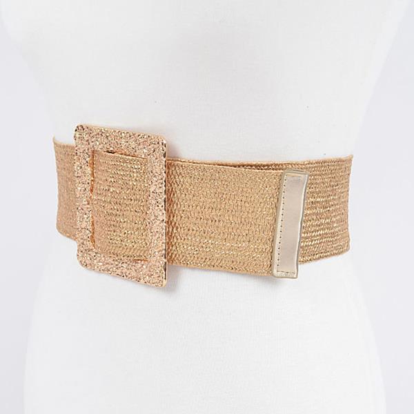 WIDE METAL BUCKLE PLUS SIZE BELT