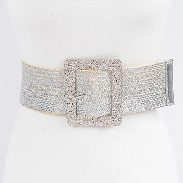 WIDE METAL BUCKLE PLUS SIZE BELT