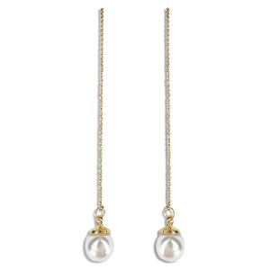 PEARL THREADER EARRING