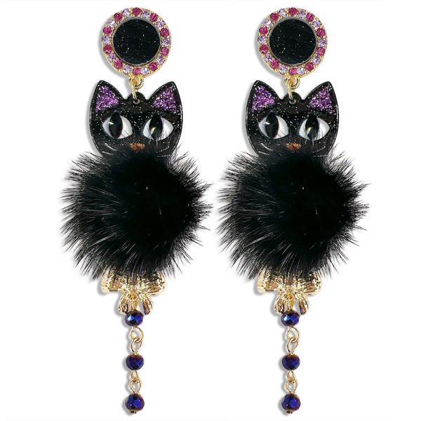 HALLOWEEN FLUFFY EARRING