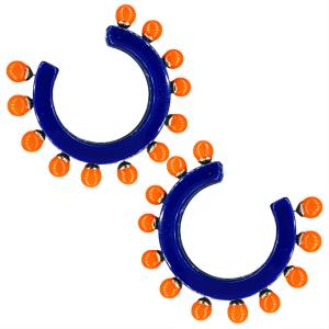 BEAD DECOR HOOP EARRING