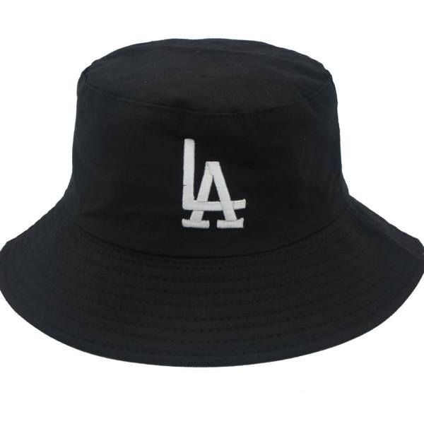 DESTINATION LA EMBROIDERED COTTON BUCKET HAT