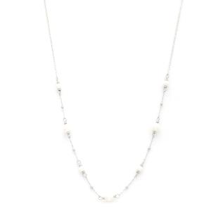 PEARL STATION METAL CHAIN NECKLACE