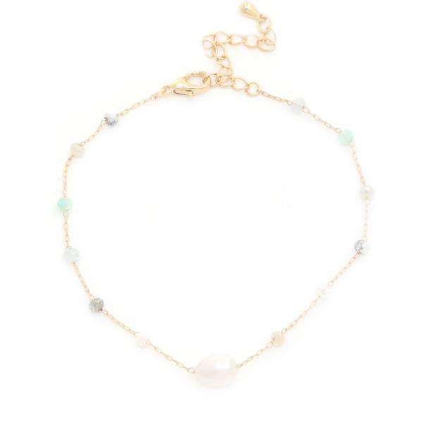 METAL GEMSTONE BRACELET