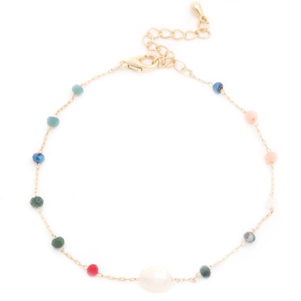 METAL GEMSTONE BRACELET
