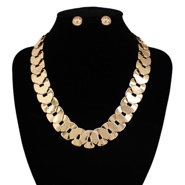 FASHION CHUNKY CHAIN NECKLACE SET