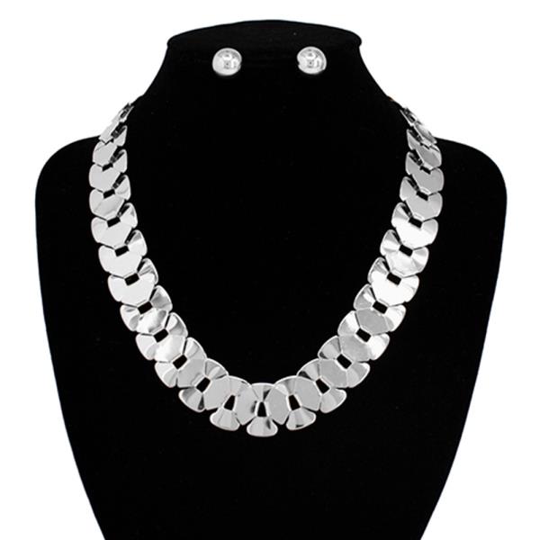 FASHION CHUNKY CHAIN NECKLACE SET