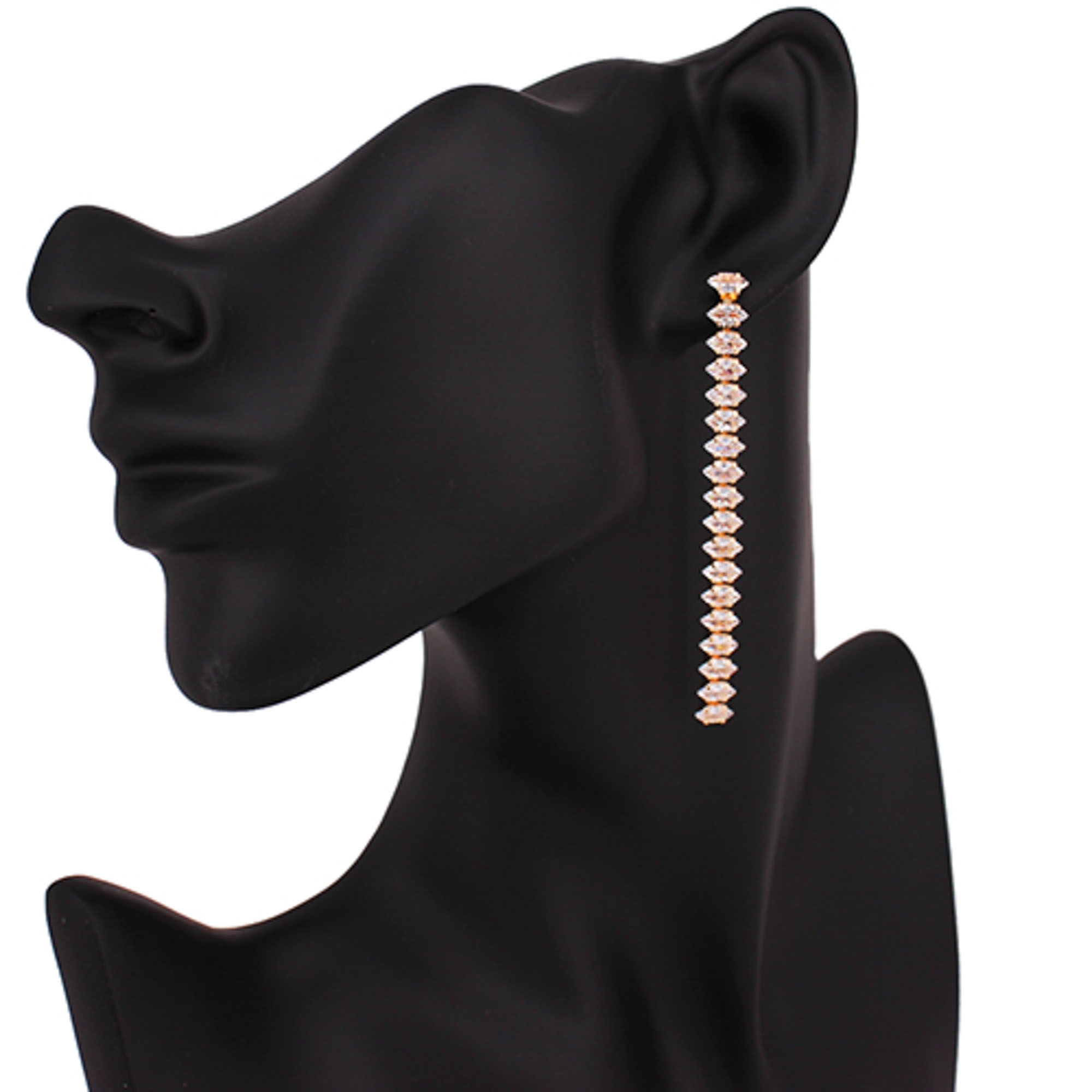 RHINESTONE DROL EARRING
