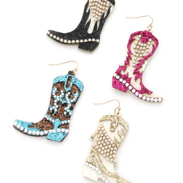 WESTERN BOOT EARRING