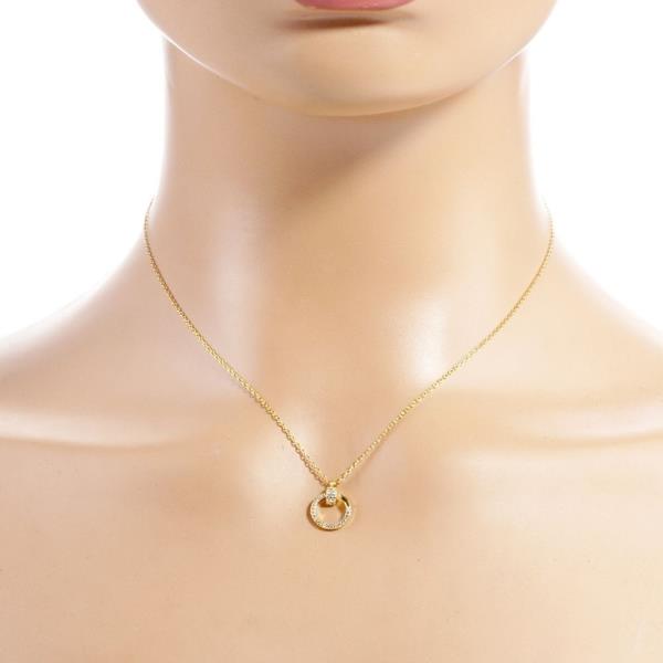 RHINESTONE NAIL CHARM NECKLACE