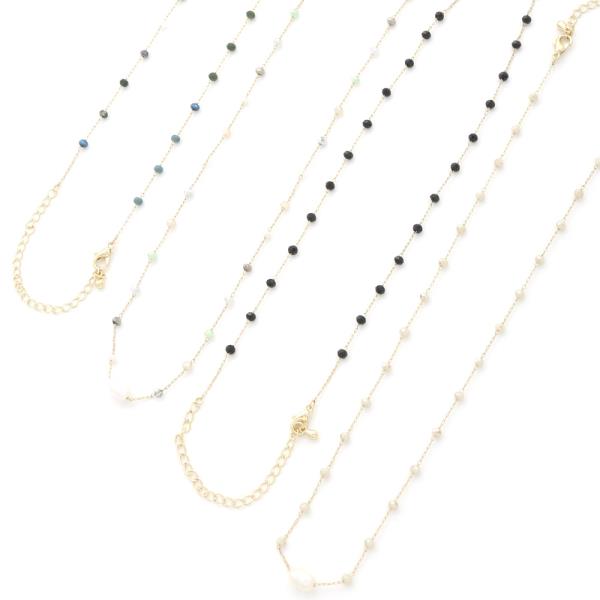 PEARL BEADED NECKLACE
