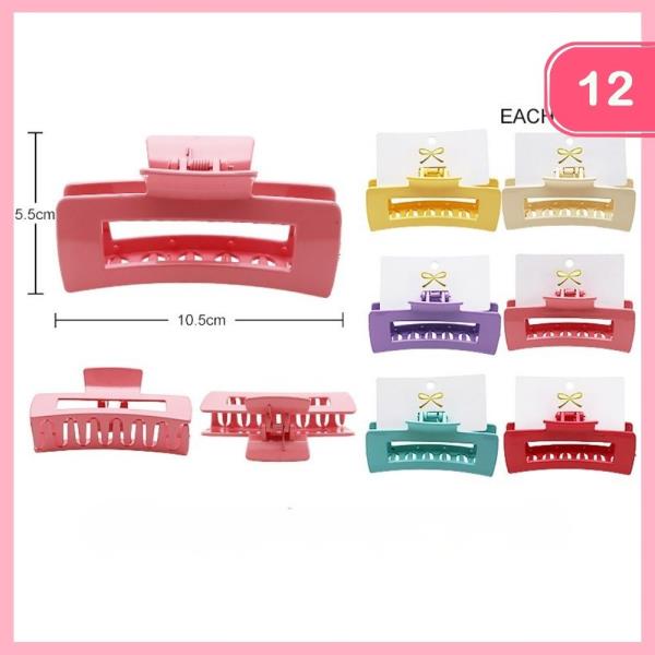JAW HAIR CLIP (12UNITS)