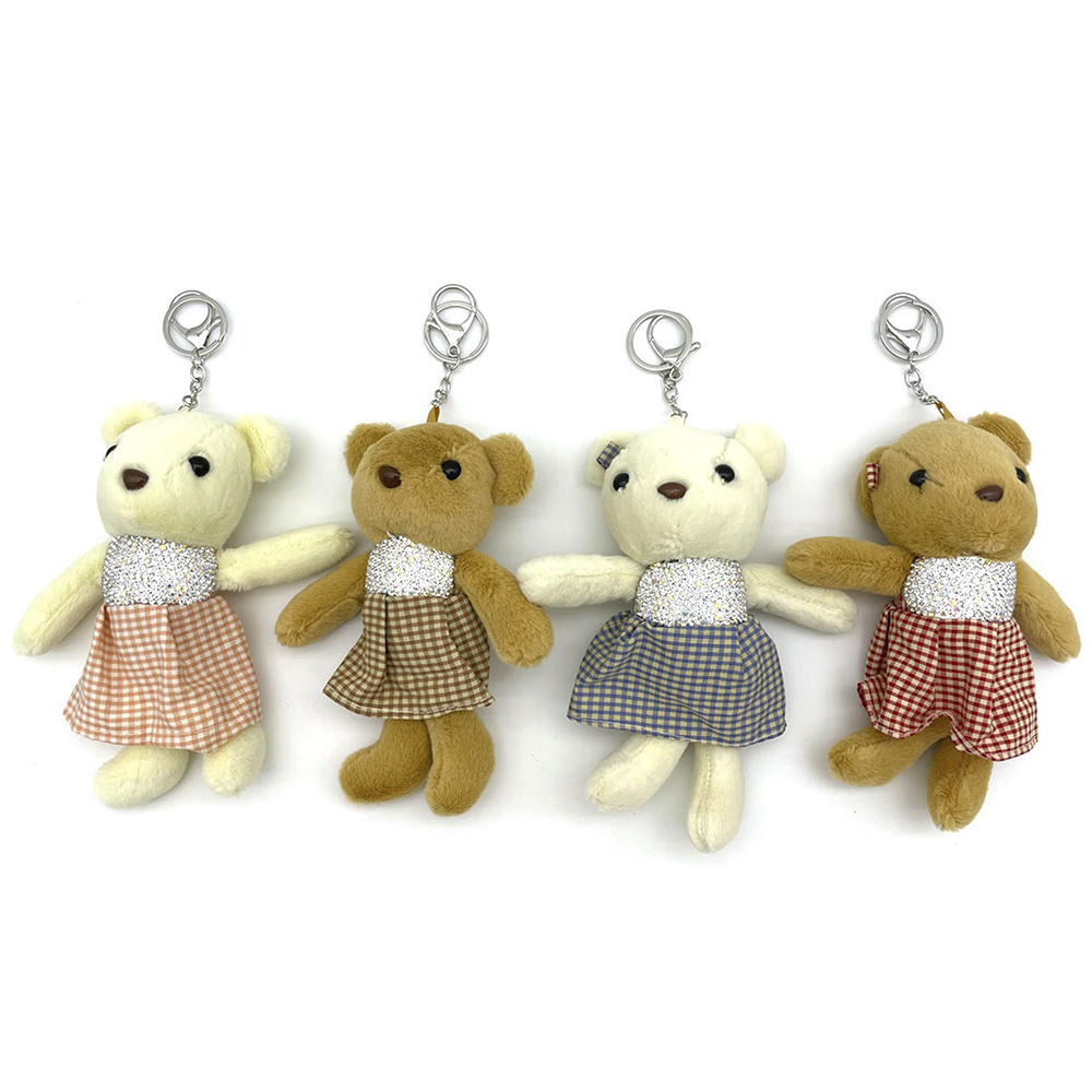 CUTE BEAR SKIRT KEYCHAIN