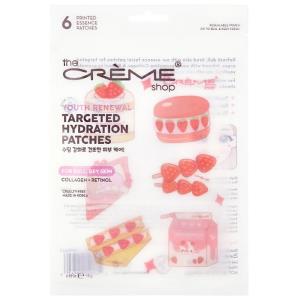 THE CREME SHOP TARGETED HYDRATION 18 PRINTED ESSENCE PATCHES FOR DRY SKIN - STRAWBERRY DELIGHTS (3 UNITS)