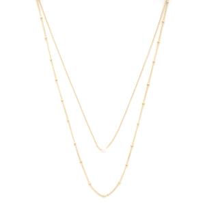 SODAJO PEARL BEAD LAYERED NECKLACE