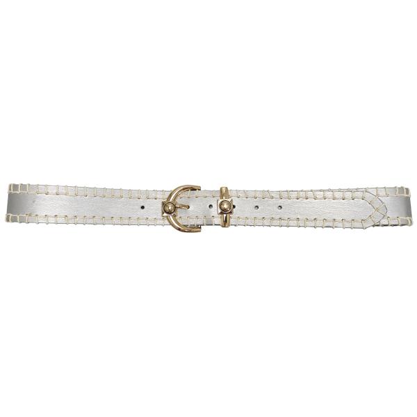 FASHION SMOOTH METAL BUCKLE BELT