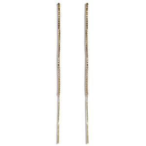 METAL BAR DROP EARRING