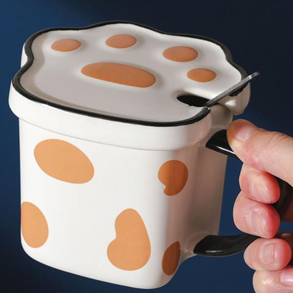 CHEESE MUG CUP WITH POW COVER