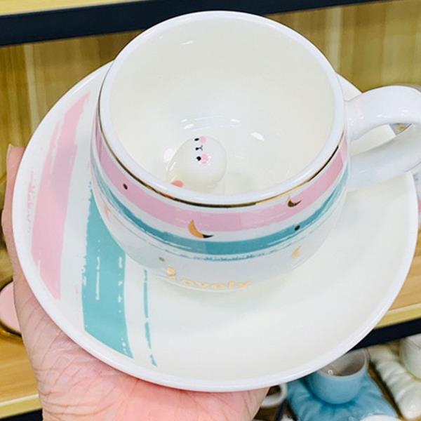 MUG CUPS WITH SAUCER