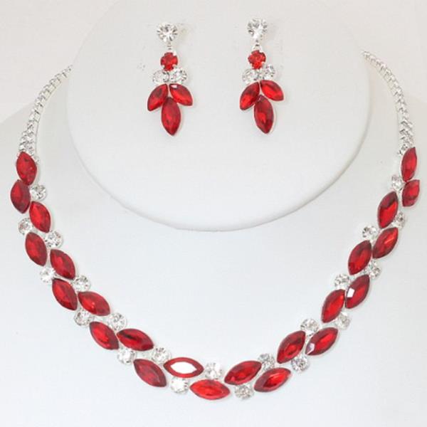MARQUISE RHINESTONE NECKLACE