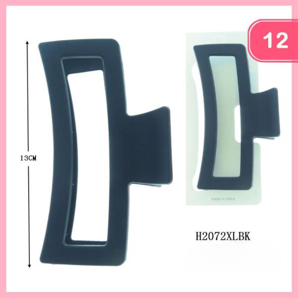 FASHION JAW HAIR CLIP (12 UNITS)