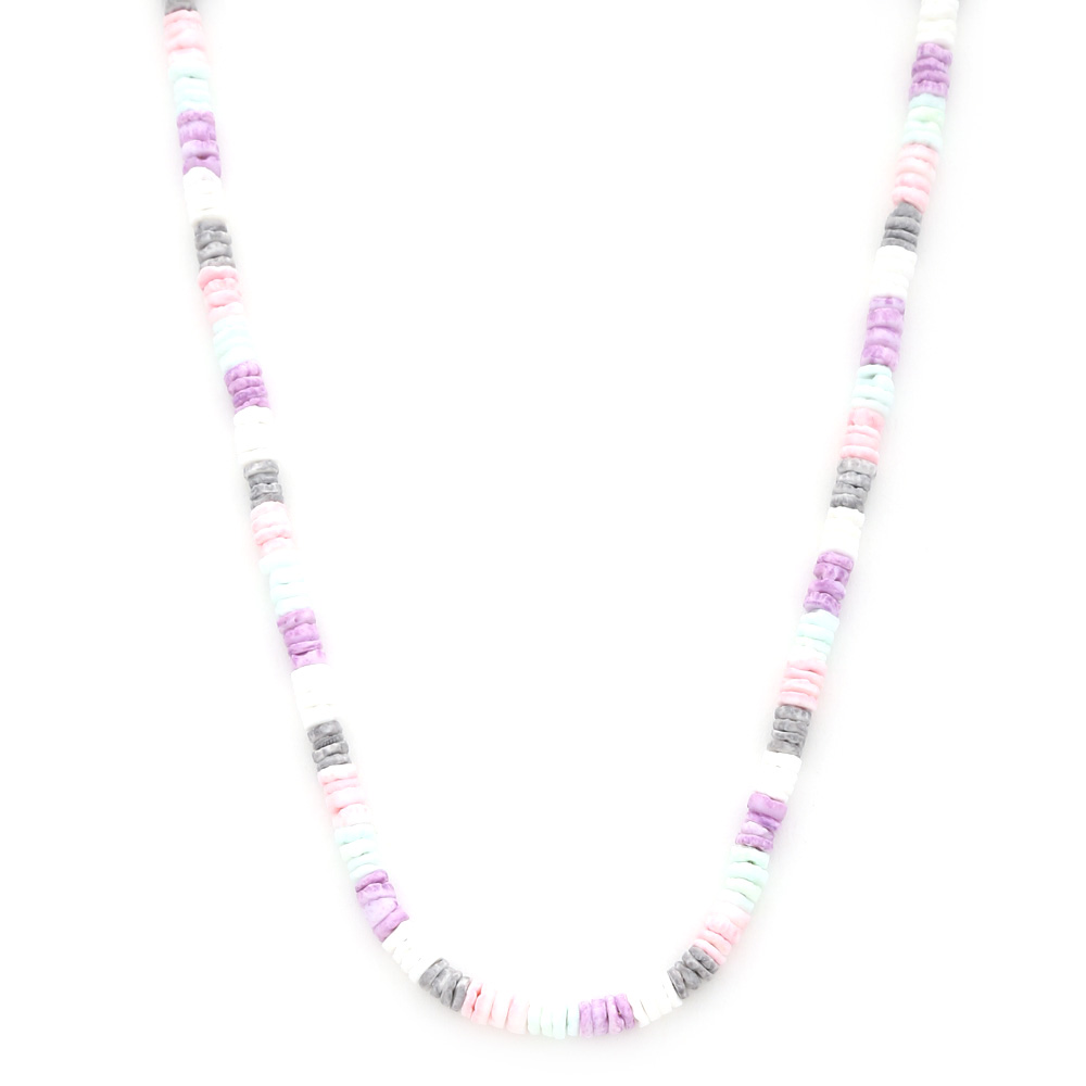 DISC BEAD NECKLACE