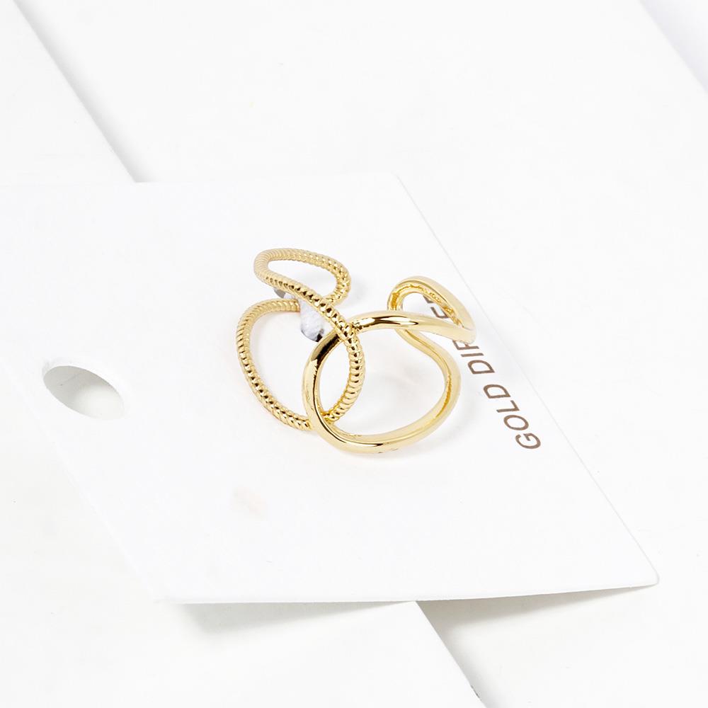 GOLD DIPPED ADJUSTABLE RING