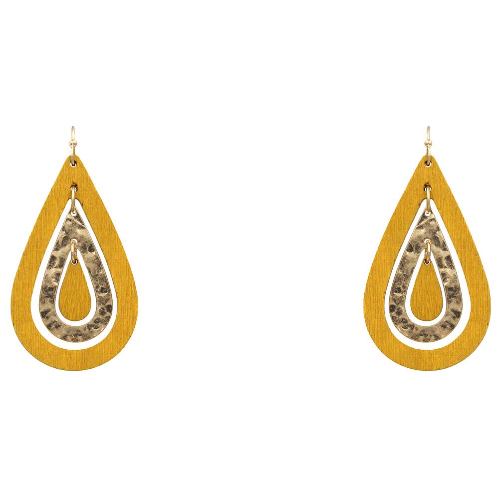 TEARDROP DANGLE EARRING