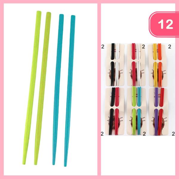 WOODEN HAIR STICK (12 UNITS)