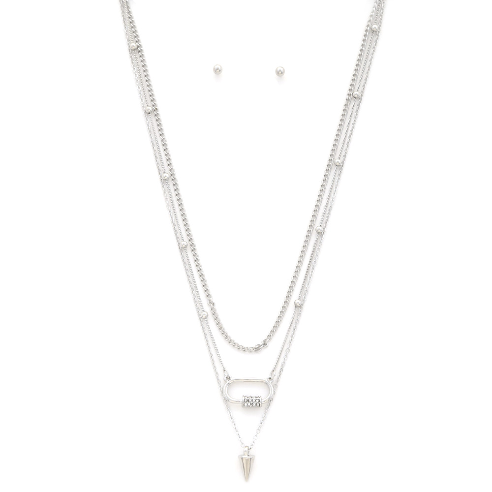 METAL LAYERED NECKLACE