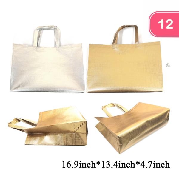 METALLIC RESUABLE BAG (12UNITS)