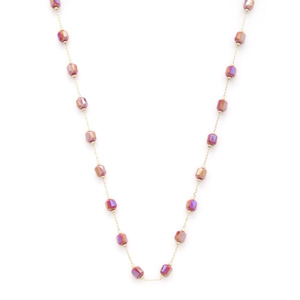 CUBE BEAD NECKLACE