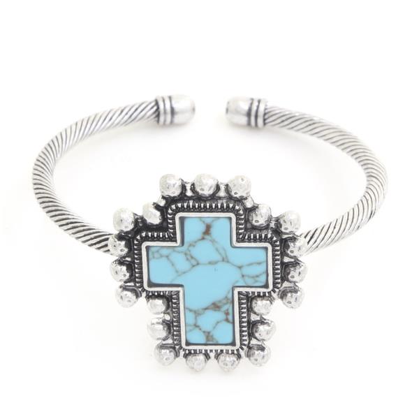 CROSS CUFF BRACELET
