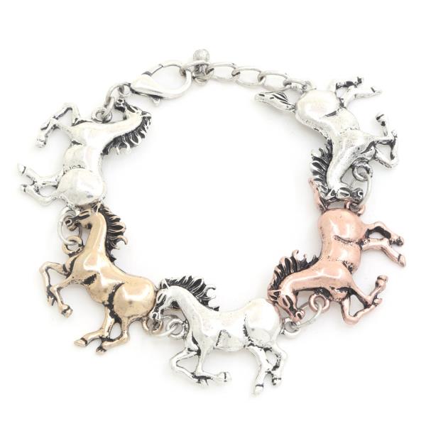 HORSE LINK METAL BRACELET