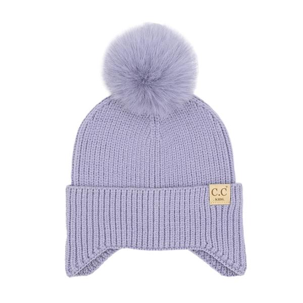 CC EAR FLAP POM BEANIE