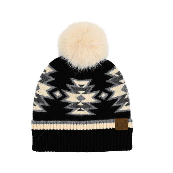 CC SOUTHWEST PATTERN PON BEANIE