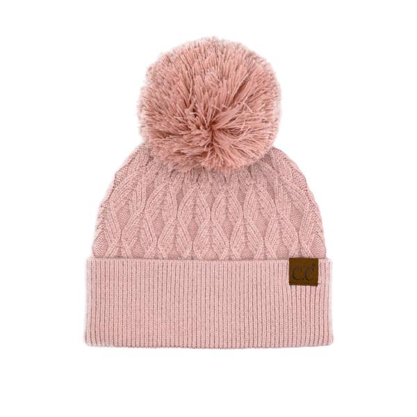 CC LUREX CABLE POM BEANIE