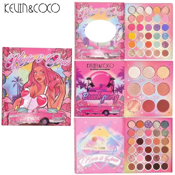 KEVIN & COCO 69 COLOR EYESHADOW PALETTE