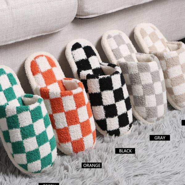 CHECKERED SLIPPER - ML SIZE