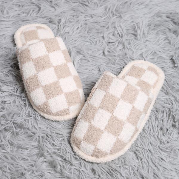 CHECKERED SLIPPER - ML SIZE