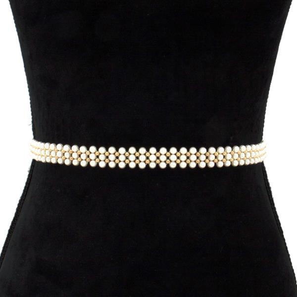 PEARL LACE BELT